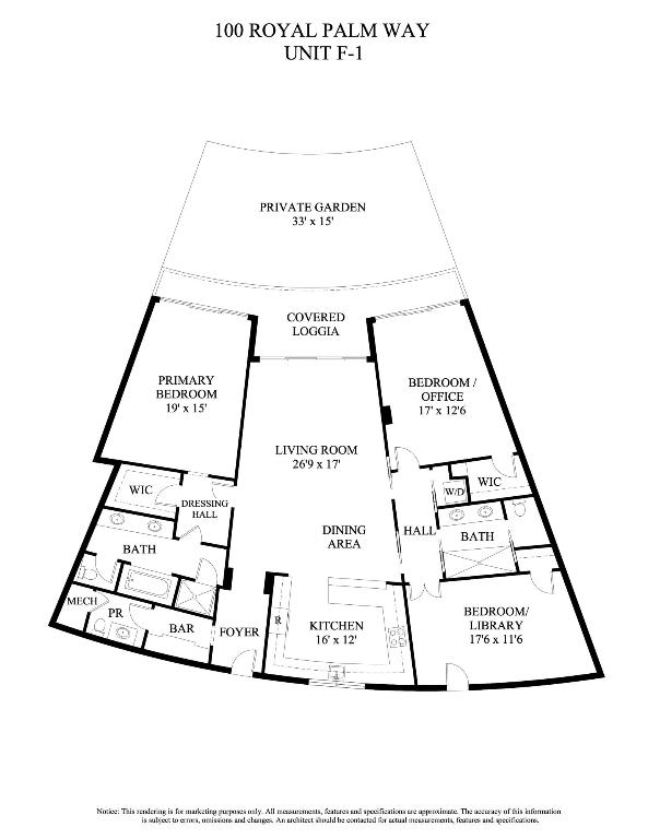 ONE ROYAL PALM WAY CONDO - Residential