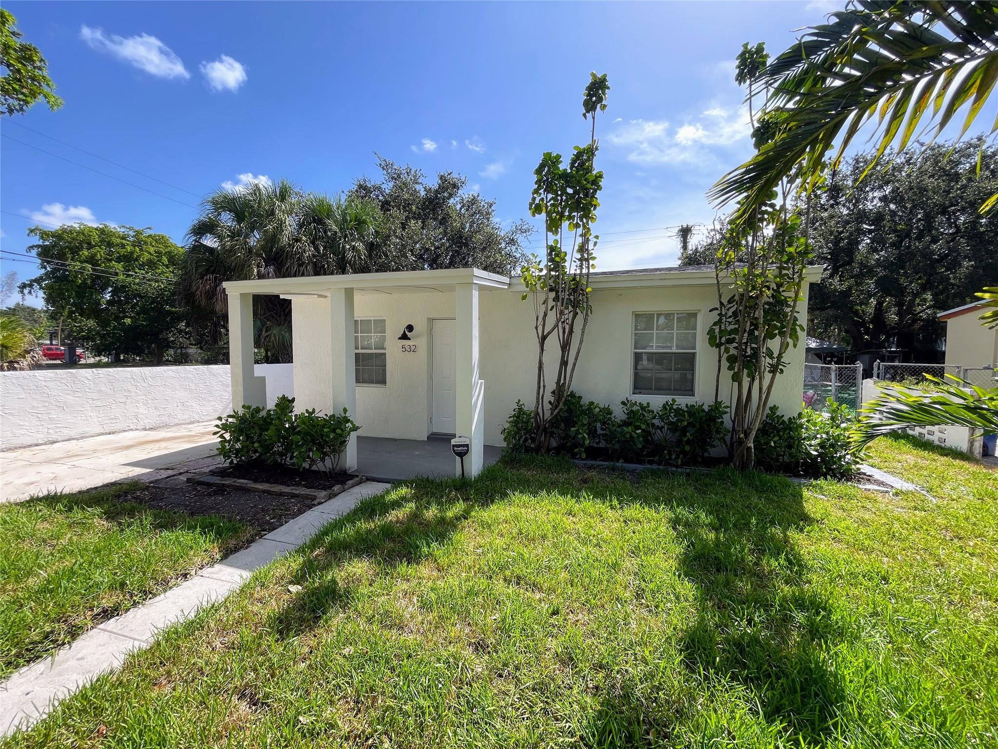 Wow! Stunning 2 bed 1 bath single family home located in Fort Lauderdale's thriving Dorsey-Riverbend neighborhood. No details spared featuring a BRAND NEW SHINGLE ROOF, updated kitchen, bathroom, flooring, Central A/C, interior/exterior paint, fixtures, and more! Full size yard with plenty space for entertaining, gardening, or enjoying the South Florida sunshine. Great location located only minutes from shopping, dining, schools, parks, Historic Sistrunk, and downtown Fort Lauderdale. Your chance to own a home in an area actively undergoing significant revitalization. READ BROKER REMARKS.