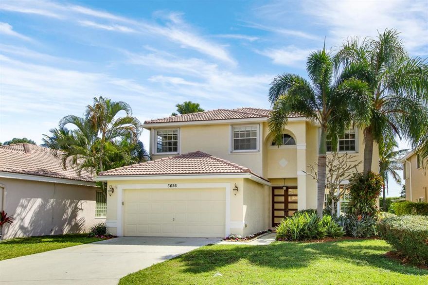 This exceptional and well maintained 4 bedroom, 2.5 bath home of 2,644 SF with a full 2 car garage in Nautica Sound features high-end upgrades usually reserved for million-dollar homes such as Jerusalem Stone floors, custom handmade walnut moldings, woodwork and cabinetry, and a custom made front door for a sophisticated entry. Over $18,000 in custom woodworkings! The backyard is lushly landscaped and offers privacy on all sides. Room for a pool. The home is also hurricane ready with accordion shutters upstairs. The upstairs features a huge master suite and 3 additional bedrooms, all with quality laminate floors. Safe neighborhood with fantastic amenities and low HOA. Don't miss this well maintained gem! Bring an offer! Motivated sellers!