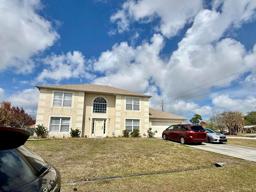 Spacious 5-bedroom, 2.5-bathroom home with a two-car garage, perfect for comfortable living. This property features a fully fenced backyard. Enjoy new wood flooring on the second floor and the convenience of Wi-Fi included in the rent.