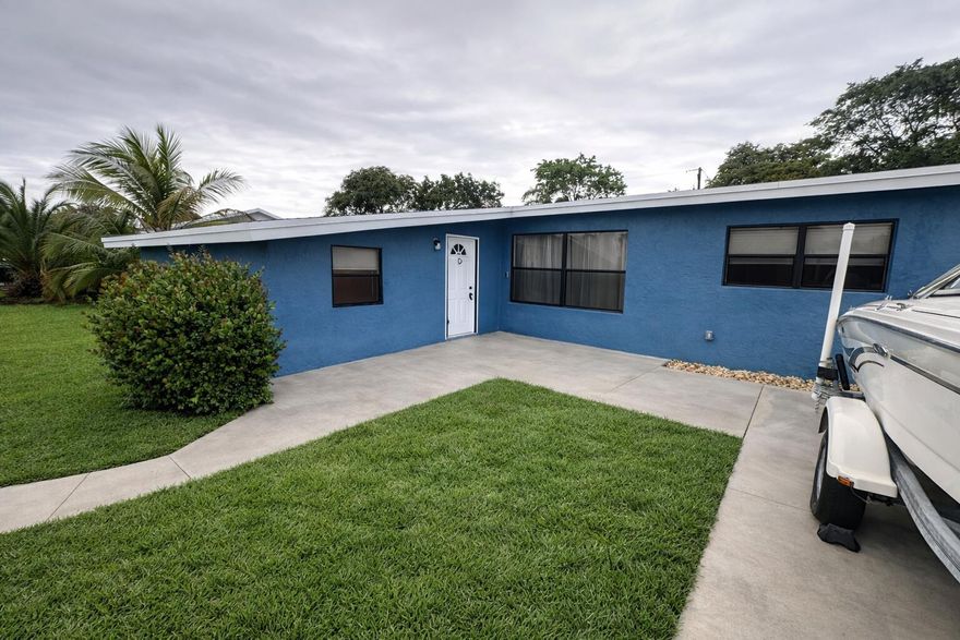 Spacious 4BR/3BA home in West Palm Beach with no HOA, offering a unique layout and plenty of room to entertain. Features multiple living areas, including formal dining, family room, and a large bonus/game room. Enjoy a private pool (refinished 2023) with a screened enclosure (2026), accessible from both the primary suite and main living areas. Walking distance to fishing creeks and just minutes from a boat launch. Major updates include roof (2020), plumbing (2021), water heater (2024), and pool equipment (2025). Full of character and ready for your vision—update kitchen, baths, and flooring or reimagine the space. Seller is willing to include the boat and pool table. Other seller concessions negotiable. More photos coming soon. Supplement Remarks:  This 4-bedroom, 3-bath home offers a highly flexible layout with multiple living spaces, making it well-suited for both owner-occupants and investors. Interior features include a formal dining room, family room, and an expansive bonus/game room large enough to accommodate a pool table or additional entertainment setup. The primary suite provides direct access to the pool area, creating a functional split between private and shared living spaces.  The exterior highlights one of the property's strongest value points—a private pool (refinished in 2023) with a newly installed screened enclosure (2026), offering immediate usability and appeal for indoor-outdoor living. The pool is accessible from both the primary suite and main living areas, enhancing the home's entertaining potential.  Major system updates have already been completed, including roof (2020), plumbing (2021), water heater (2024), and pool equipment (2025)—providing buyers with confidence in key infrastructure while leaving room to personalize interior finishes.  The home retains strong character and structural integrity; however, kitchen, bathrooms, and flooring are ready for updating, presenting a clear opportunity for customization or value-add improvements. The layout also allows for potential reconfiguration, including opening walls or modernizing the flow to align with current design preferences.  Seller concessions are negotiable, offering flexibility to assist buyers with closing costs, rate buy-down, or renovation needs. Additionally, seller is willing to include the existing boat and pool table with an acceptable offer, adding further value.  Property is located within walking distance to local fishing creeks and in close proximity to a public boat launch, appealing to buyers seeking a water-oriented lifestyle. No HOA provides added flexibility for use, storage, and customization.  This property is best suited for buyers looking for space, character, and the ability to create a personalized living environment, or for investors seeking a renovation opportunity with upside potential.  Property is being sold as-is. Buyers to verify all information and perform due diligence.  Professional photos coming soon.  Easy to show. Please follow showing instructions.