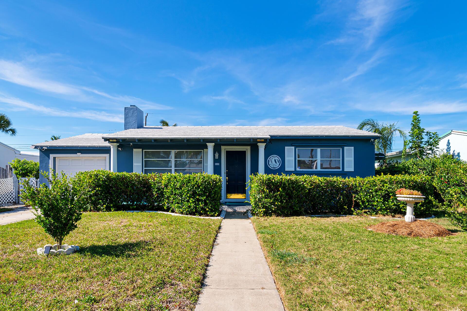 Whether you're seeking a charming historic residence or an excellent investment opportunity, this timeless mid-century ranch delivers the best of both. Situated on a 7,021 sq. ft. lot in the desirable SOSO neighborhood, this home can be enjoyed as-is, remodeled to your taste, or taken down to create your own vision. Currently at 1,121 sq. ft., this 2-bedroom, 1-bath home offers a combination of timeless charm and versatile potential! Inside, the home highlights its vintage appeal with 1953 French doors, original kitchen cabinets with porcelain pulls, and a cozy wood-burning fireplace. Recent updates feature a 2021 HVAC system, 2024 water heater, new washer, dryer, dishwasher, and LVP flooring throughout. The home also includes a 1-car