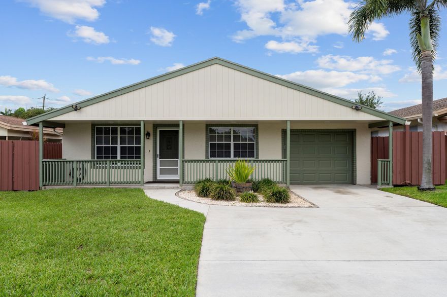Immaculate Turnkey One-Story Home in East Boca's Delray Manors! No HOA Fee! 4 BR | 2 BA. Bright Open Floor Plan, Custom Fans & Lighting, & Recessed Lighting! Eat-In Kitchen, Accent Under Counter Lighting, & Breakfast Bar! Oversized Lot!  Quiet Open Space Yard with Fenced Backyard, Covered Patio with Bar & Shed. Laundry Room with Built-In Shelves. 1 Car GA | 4 + Car Driveway! Natural Gas! Whole House Generator!  Minutes to Beach, FAU, Downtown Mizner Park & Delray Beach Atlantic Avenue! Best A+ Rated Schools! AC 2013 & 2008, WH 2010, Roof 2006.