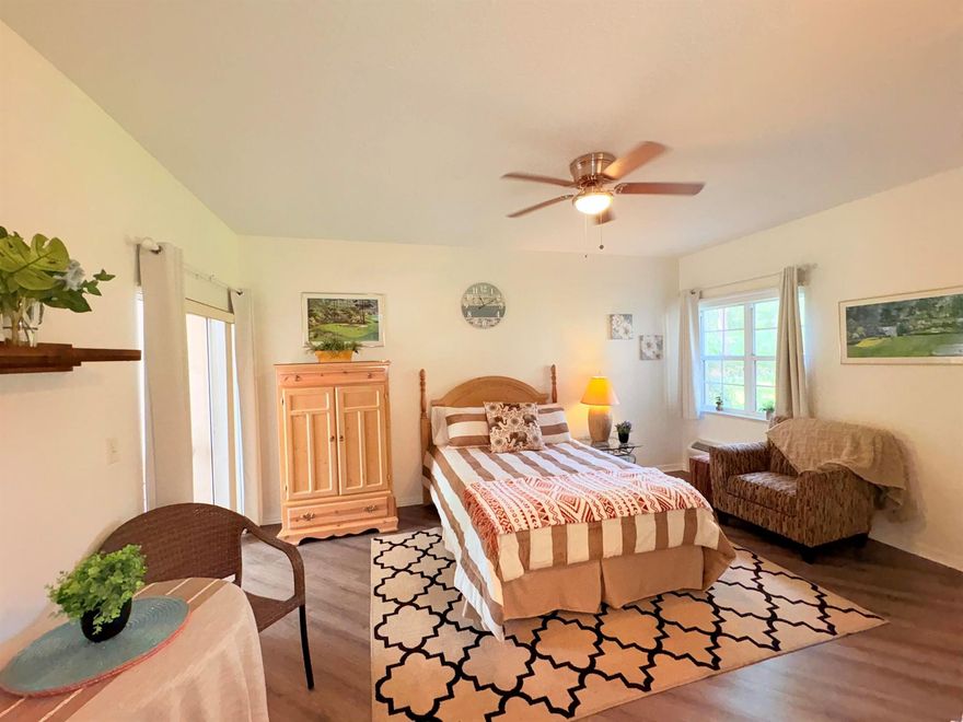 Welcome home! Stunning 1st floor remodeled furnished studio off the 13th hole of the Wanamaker for rent. Available immediately. Golf Villa B Side. New floors, new bed, new fridge, new microwave, new toaster, new shelving system. Walking distance to resort style pool. Electric, Water, Basic Cable TV, Internet included. Short distance away from the practice greens and within walkable distance to the PGA Village Clubhouse. Close to 95 access, Mets stadium, shopping & restaurants. Seasonal rental also an option. Call now for a showing.