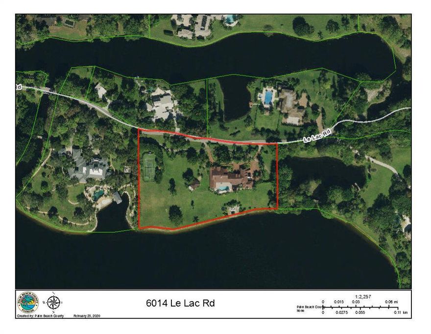 Perfect New-Build opportunity. Le Lac Road, Boca Raton, Florida.  Peace and privacy abound in Le Lac, an exclusive gated enclave of only 32 multi-acre estates centered on a sparkling private lake.  The community is part of a highly ranked local school district.  In its central location, Le Lac is only about a 10-minute drive from Town Center at Boca Raton, a luxury shopping destination.  Atlantic Ocean beaches, Mizner Park's world-class shops and restaurants, and Boca Raton's private executive airport are also within easy reach. DISCLAIMER: The written and verbal information provided including but not limited to prices, measurements, square footages, lot sizes, calculations and statistics have been obtained and conveyed from third parties such as the applicable Multiple Listing Service, public records as well as other sources. All information including that produced by the Sellers or Listing Company are subject to errors, omissions or changes without notice and should be independently verified by any prospect for the purchase of a Property.  The Sellers and Listing Company expressly disclaim any warranty or representation regarding all information.  Prospective purchasers' use of this or any written and verbal information is acknowledgement of this disclaimer and that Prospects shall perform their own due diligence.  Prospective purchasers shall not rely on any written or verbal information provided when entering a contract for sale and purchase.  Some affiliations may not be applicable to certain geographic areas. If your property is currently listed with another agent, please do not consider this a solicitation for the listing. In the event a Buyer defaults, no commission will be paid to either Broker on the Deposits retained by the Seller.  "No Commissions Paid until Title Passes."  Copyright 2020 Listing Company. All Rights Reserved.