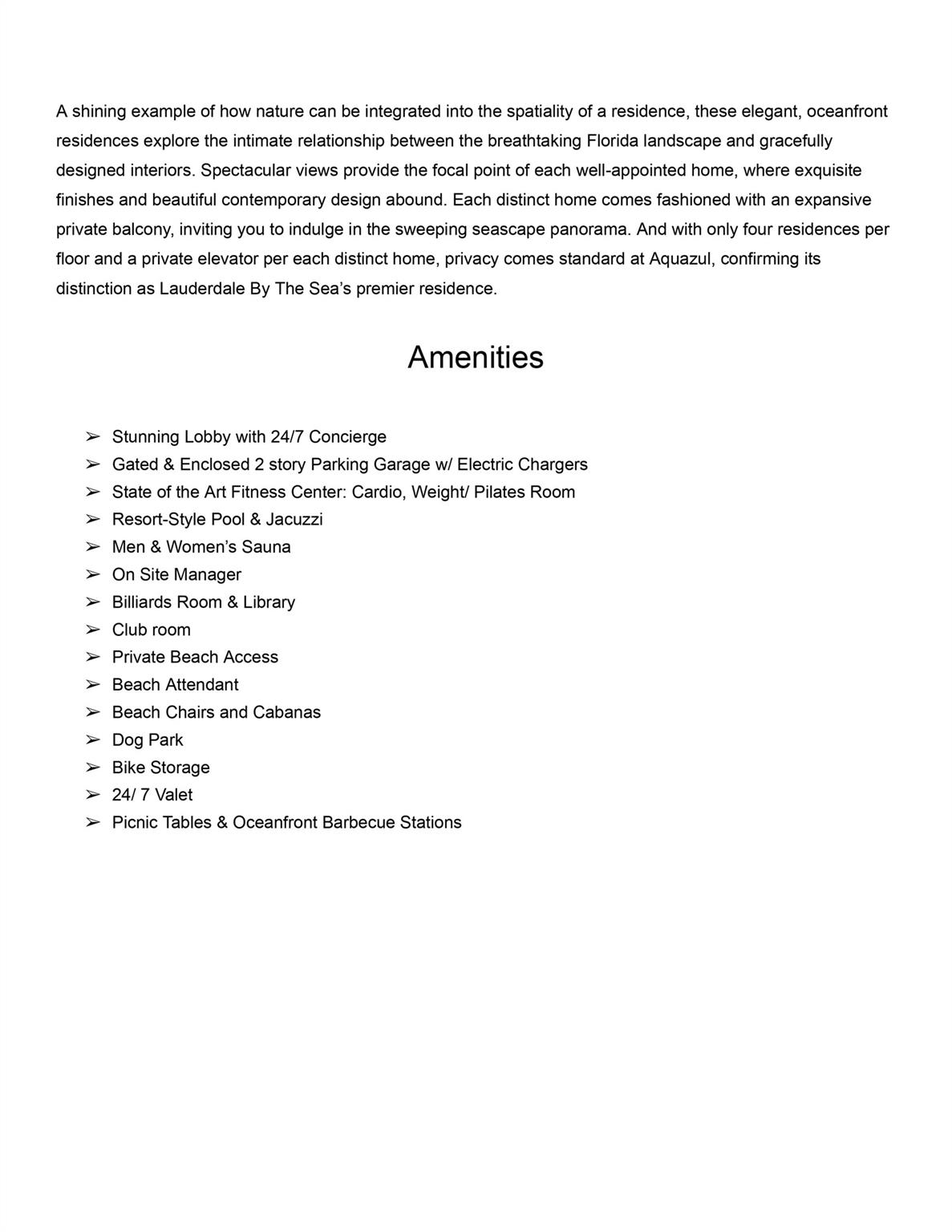 Aquazul - Residential