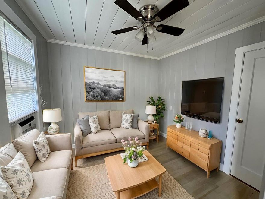 Fast and Easy Move-in Process with NO HOA. Cozy 1-bedroom apartment in a prime location near shops, dining, and local attractions. Just minutes from Kelsey Park and the Intracoastal, and a short drive to Lakeside Park's sandy beach and picnic spots. Central to both Downtown West Palm Beach and Downtown Palm Beach Gardens, with I-95, the Brightline Station, and PBI Airport all within 20 minutes. Shared laundry on-site and a relaxed, walkable neighborhood setting - perfect for easy South Florida living.