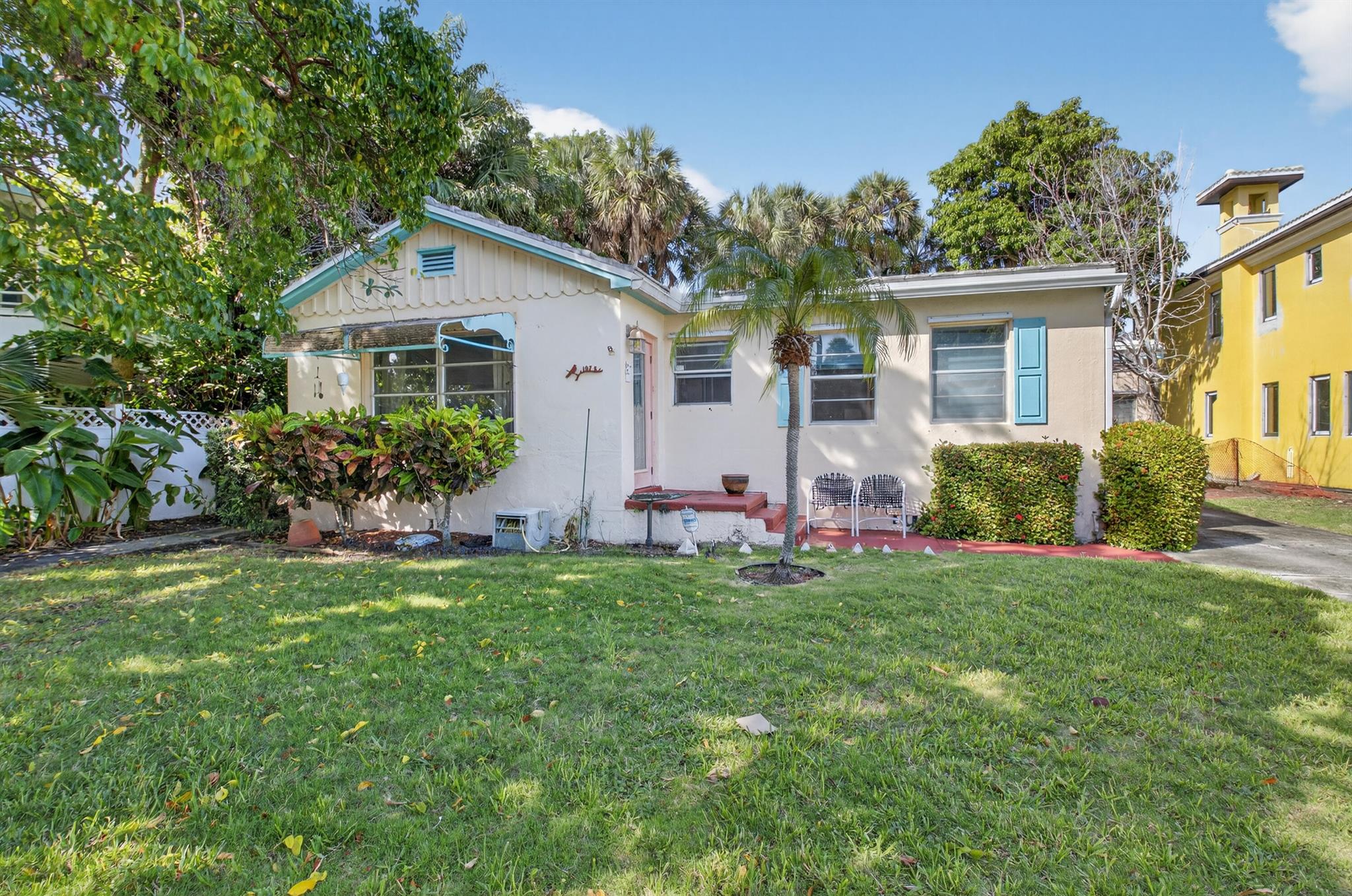 A ONE-OF-A-KIND  OPPORTUNITY awaits in the highly sought-after POR LA MAR neighborhood. Whether you choose to RENOVATE or BUILD NEW, this property offers exceptional potential in an unbeatable location. The home features 2 brs/2 baths, a formal dining room, and an eat-in kitchen filled with abundant NATURAL LIGHT. The garage has been thoughtfully converted into additional living space, enhancing the home's versatility. Enjoy the charming, private yard, perfect for relaxing or entertaining. Located just a SHORT WALK FROM THE BEACH AND MIZNER PARK, this property offers the best of Boca Raton's coastal lifestyle. Don't miss this RARE CHANCE to create your dream home in one of Boca's most desirable neighborhoods!