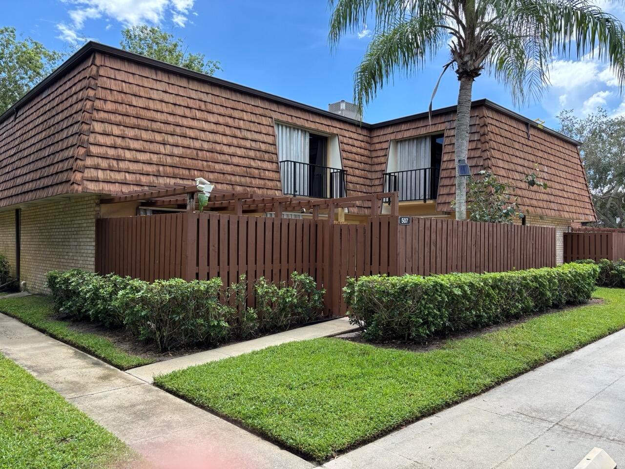 Recently renovated 3-bed, 3 Full bath townhome in the desirable Sherwood Lakes community of Greenacres! Freshly painted with a brand-new 2024 A/C, new flooring, updated kitchen countertops, new fence and a fully redone upstairs bathroom. Spacious layout, private fenced courtyard, and all appliances included. 2 Assigned parking spots a 3rd can be added to rent. Community features pool, tennis courts, playgrounds, and walking trails. Conveniently located near shopping, dining, and highways. Quick move-in.