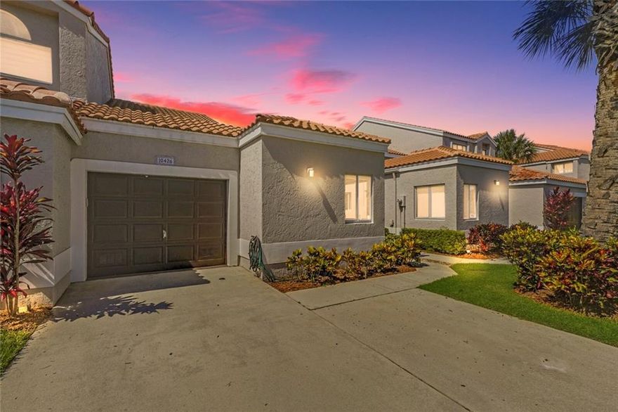 Newly renovated home in the gated community of Mission Bay offering ALL A schools! This home offers an open floor plan, vaulted ceilings and BRAND NEW kitchen and bathrooms! The gourmet kitchen offers new white shaker cabinets, new S/S appliances, new butcher block countertops, and a new deep workhorse sink. This turn key property offers a split floor plan with tile floors throughout the entire home, a 1 car garage with an expanded driveway, and an abundant amount of natural light. You will also enjoy the freshly painted interior and large private patio out back. 2007 Tile Roof. 2016 AC. Hoa includes fiber optic cable + HBO and internet, exterior pest control, all exterior landscaping, security patrol, the guard gate, exterior paint and access to the amazing resort style amenities.