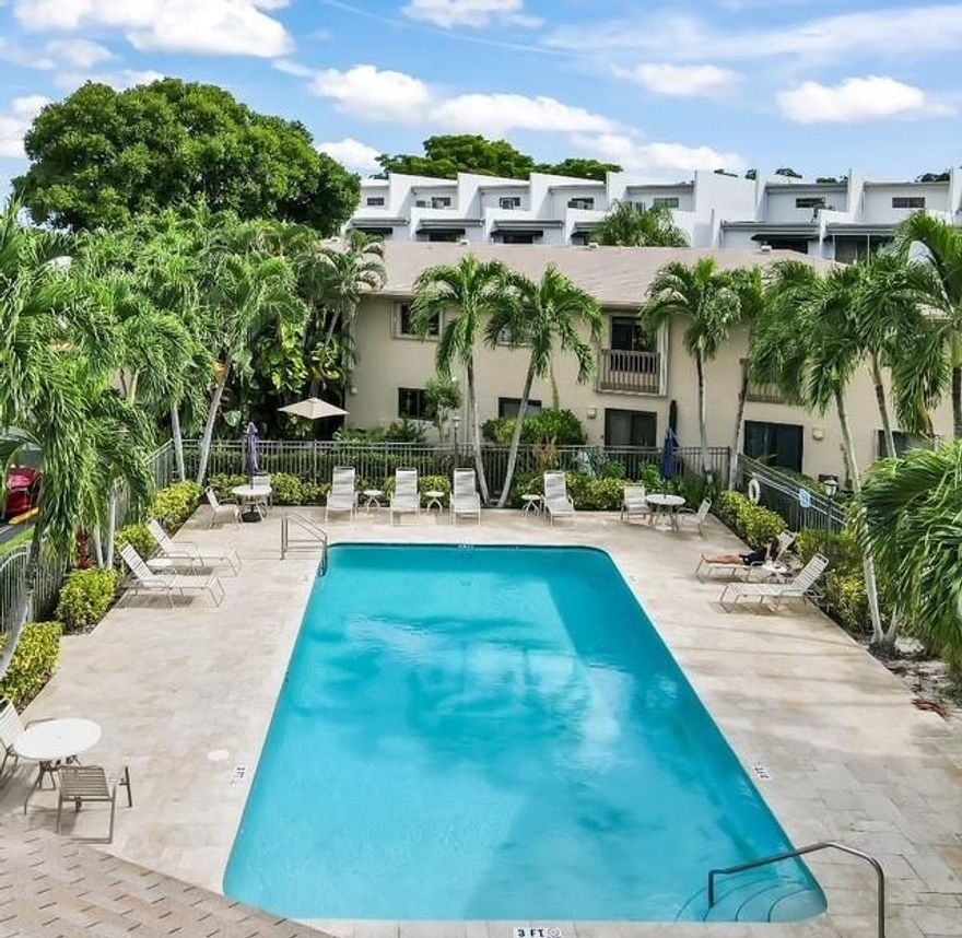 Tucked away off of Oakland Park Blvd, you can enjoy living in this beautifully updated 2 bedroom 2 bath.  This unit features a washer-dryer and dishwasher.  Sit outside on your tranquil patio, lounge at the community pool just steps away from your door and/or walk a short distance to the local café and bakery.  Living here, you will be located in close proximity to multiple super markets, Coral Ridge Mall, Wilton Manors, shops, dining, FLL airport and the Beach.  Landlord will pay up to $150/month for FPL bill.  Furniture negotiable.