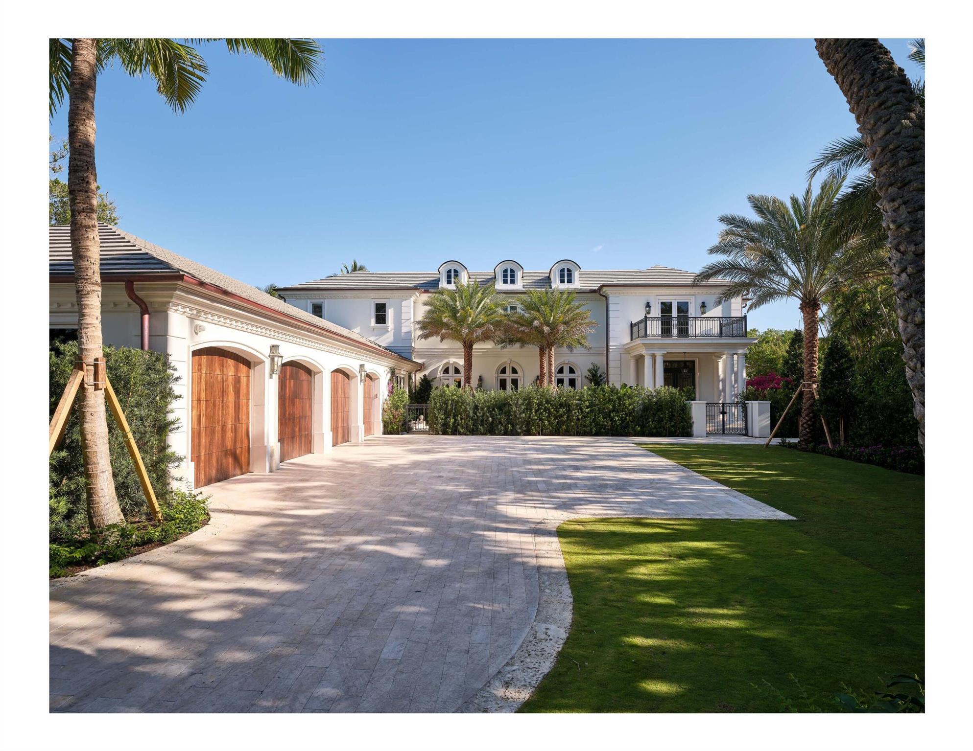 Brand New Palm Beach Estate in the exclusive enclave of Phipps Estates. Offering 7 bedrooms, 9 full baths and 2 powder rooms including a detached guest house with kitchen this residence is sure to accommodate the contemporary lifestyle. Formal entertaining spaces as well as casual gathering areas all open to the well equipped summer kitchen, covered loggia, pool area and expansive gardens.