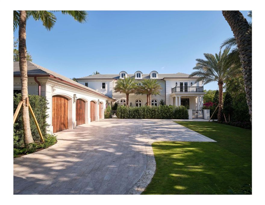 Brand New Palm Beach Estate in the exclusive enclave of Phipps Estates.  Offering 7 bedrooms, 9 full baths and 2 powder rooms including a detached guest house with kitchen this residence is sure to accommodate the contemporary lifestyle.  Formal entertaining spaces as well as casual gathering areas all open to the well equipped summer kitchen, covered loggia, pool area and expansive gardens.