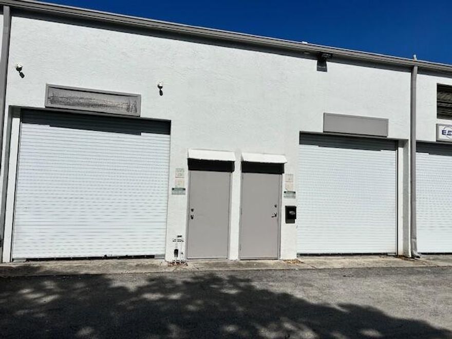 GREAT OPPORTUNITY TO PURCHASE 1 OR BOTH WAREHOUSE/STORAGE/OFFICE UNITS AT 409 & 410 IN BUILDING 1775 IN THE TURNPIKE COMMERCIAL PLAZA.    CLOSE TO I-95 AND 1 BLOCK FROM THE TURNPIKE, LOW CONDO FEE OF ONLY $230 PER MONTH PER UNIT.  ROLL UP DOOR 10 FEET, CEILING HEIGHT IS 16 FEET, AVAILABLE IMMEDIATELY!