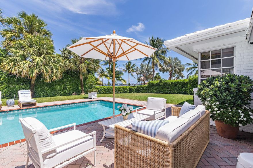 Located on an expansive 14,000 sf property, this historic El Cid compound is a rare annual rental opportunity. Offering five bedrooms and three bathrooms, the home boasts a mindful floor plan flooded in natural light with a large swimming pool, one car garage, and generous green space. Extremely private, the home is situated on high elevation with water views and one house from Flagler Drive. It is an excellent rental opportunity for extended family visits with a private dual upstairs wing.

Owner would consider a seasonal rental