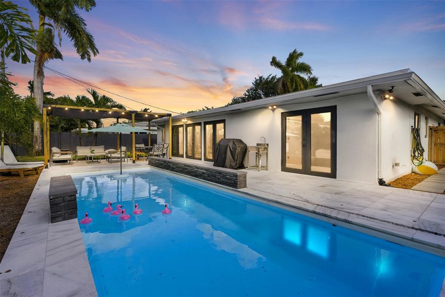 Recently appraised and already income-producing! This 4BD/2BA layout includes major upgrades throughout: a chef’s kitchen with wood cabinetry, THOR cooktop, dual ovens and calacata countertops, impact windows/doors, 2022 roof, PVC plumbing, tankless water heater, R30 insulation, 2 HVAC units & home automation technology. This fully renovated Superhost bungalow is the perfect family home or turnkey investment. Step outside to your own resort-style retreat: a 28-ft saltwater pool with waterfall, marble pavers, pergola & outdoor sink — perfect for entertaining or short-term renters. No HOA + garage + incredible location make this a standout!
Do not disturb guests.