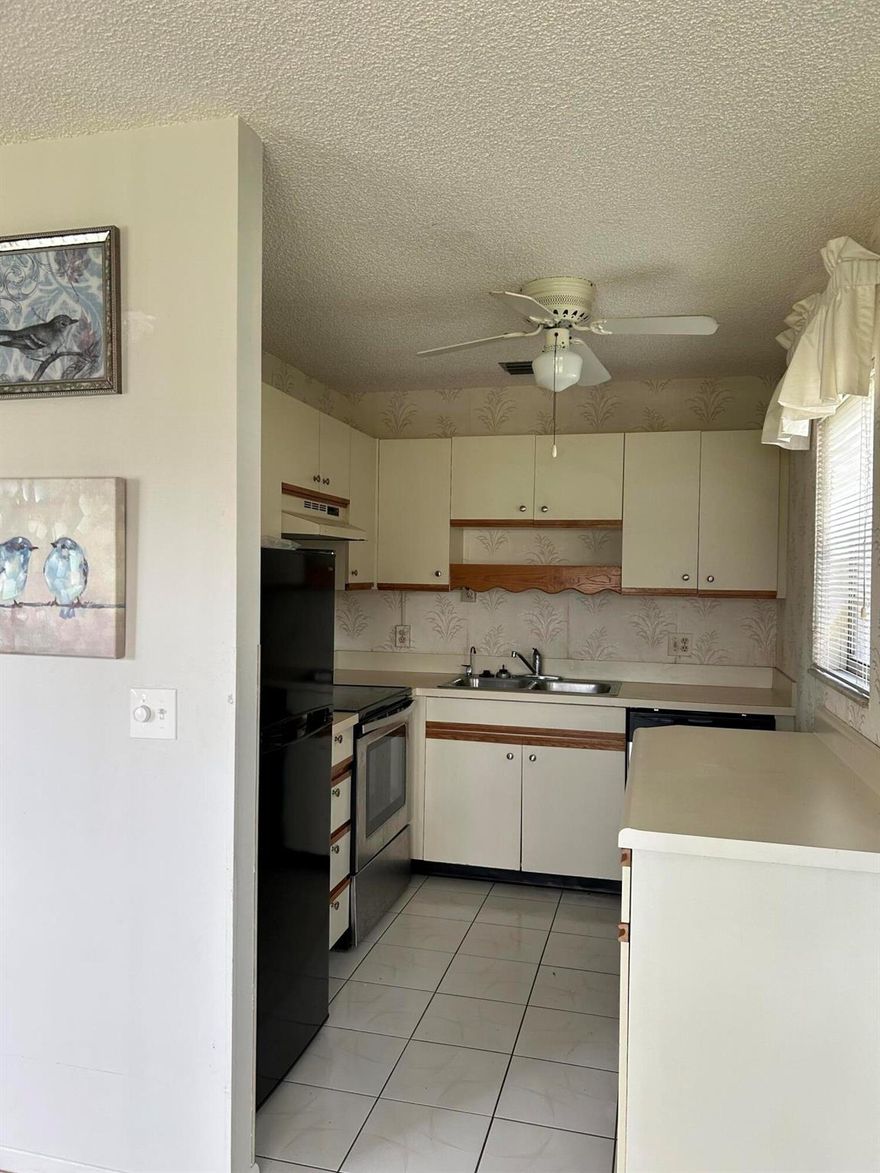 55 + community  Prety and clean 1 bedroom 1.5 baths on the First floor with Washer and Dryer in unit Nice screened in patio so you can sit outside and enjoy the beautiful outdoors and fresh air.  Large living area, dining area, and master bedroom Lot of space and a lot of closet space Convenient location to club house, pool, tennis, shuffle board, library, billiards and more. Not just a condo but a lifestyle. Must be approved Background check but no minimum credit score needed