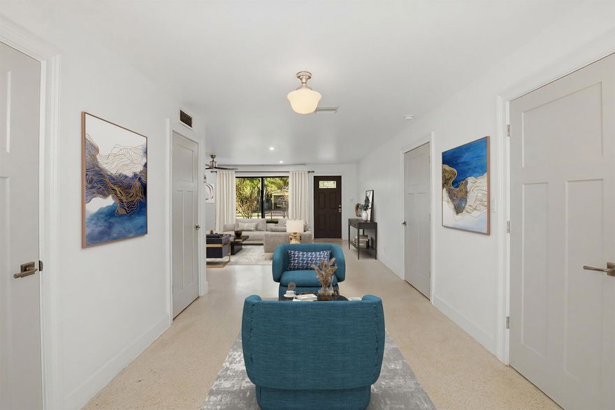 Beautiful 3 bed, 2.5 bath home located in the highly desirable Edgewood neighborhood of Fort Lauderdale. This well-maintained residence features impact windows, classic terrazzo floors, and a spacious, functional floor plan perfect for both everyday living and entertaining. The open kitchen flows seamlessly into the main living areas & is complemented by tastefully renovated bathrooms. Enjoy a large private backyard with plenty of room to create your dream outdoor space, add a pool, or entertain guests year-round. Ideally situated just minutes from Fort Lauderdale-Hollywood International Airport, Port Everglades, Downtown Fort Lauderdale, major highways, shopping, dining, and the beaches. A fantastic opportunity to own in one of Fort Lauderdale's most convenient and growing areas!