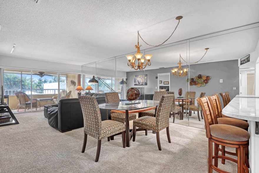 Quiet beach retreat just a short stroll to the sparkling blue waters of the Atlantic on beautiful Singer Island -- truly Singer Island's best-kept secret! This charming island hideaway features two spacious bedrooms with abundant storage, a well-appointed kitchen, and the convenience of a private in-unit washer and dryer. Light-filled living spaces create a relaxed coastal atmosphere, perfect for full-time living or a seasonal escape. Furniture is negotiable, offering an easy move-in opportunity. With only 23 residences, this boutique community provides a private, tranquil, tropical setting. Residents enjoy a community pool, fitness room, sauna, BBQ area, and social room -- everything you need to embrace the island lifestyle. Additional yearly insurance assessment of $1950 which can be paid in 3 installments of $650 .