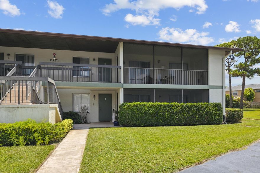 Fully furnished, updated 2/2 Condo in Chasewood of Jupiter. Move in ready, this bright, inviting condo is located in one of Jupiter's most convenient communities, just a few miles from Jupiter and Juno's beautiful beaches. A rare bonus in this community is RV/boat storage, making it an ideal  choice for anyone wanting quick access to Jupiter's waterways. All furnishings and housewares are included at no extra charge allowing you to move in or begin renting immediately. Chasewood residents enjoy a community pool, tennis courts, and a prime location close to shopping, dining, golf and I95. Financially strong HOA with ample reserves. Fantastic opportunity for a primary home, seasonal getaway or rental .