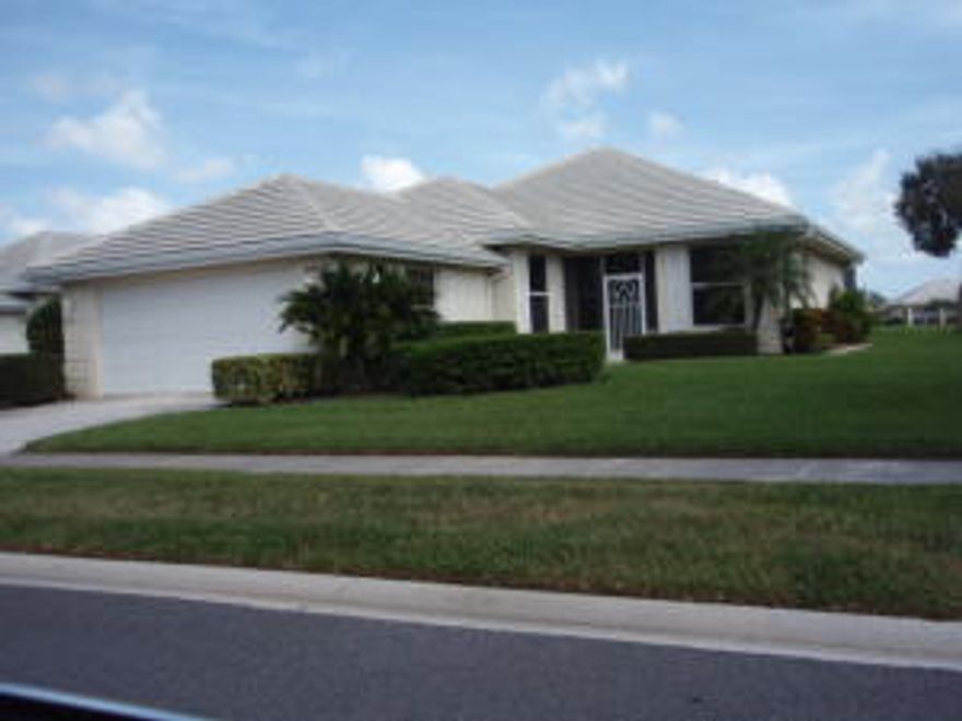 Location - turn key beautifully furnished - just bring your toothbrush.  Wide lake views, large great room, eat in kitchen w granite counters & newer appliances. Large like new tile throughout living areas. Interior laundry w/full size washer & dryer. Large screened lanai overlooks lake. Included community facilities are guard gated, tennis, basketball, playground, pool and clubhouse. Lawn maintenance included. 4 month HOA minimum and FLS