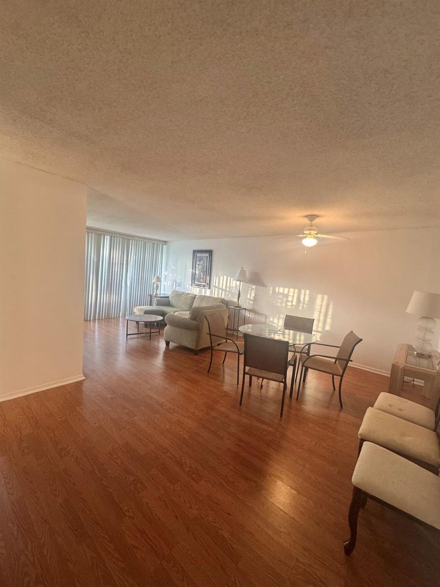 Enjoy the convenience of a fully-furnished rental in the heart of Palm Springs! This first floor 1/1 unit is ready for you to move in and features an updated kitchen, covered back patio to enjoy your morning coffee and an oversized walk-in closet. The shared laundry facility is just a few steps from the unit. Located in a friendly community with 2 pools, a fitness center, shuffleboard and a pool room, this condo offers a social and active lifestyle. Water and Cable are included! First, last and security to move in.