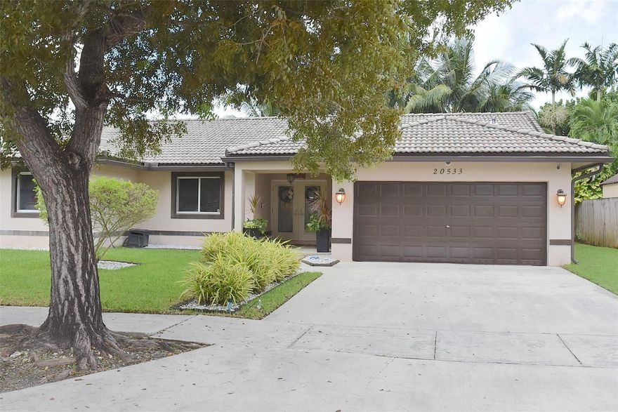 Welcome to this beautiful single-story, single-family home featuring four spacious bedrooms and two bathrooms, offering the perfect blend of style, comfort, and practicality. Set on a private, oversized 7,500-square-foot lot, this move-in-ready home boasts a spacious floor plan that flows smoothly from the living room to the dining area and family room. Step outside to enjoy the beautifully landscaped backyard patio year-round. Benefit from updated bathrooms, spacious bedrooms, and lush landscaping in the front and backyard, with a perfect porch and a complete privacy fence, to complete this ideal home. Located in a peaceful neighborhood with friendly neighbors. Don't miss this rare opportunity to own a fully turnkey home in a prime location at a great price!