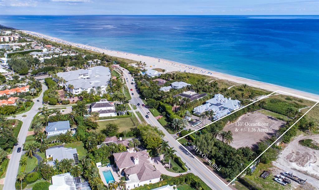 1.26 Acre Ocean Front lot located on A1A in Delray - Land