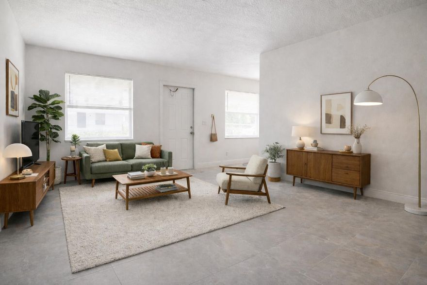 Freshly Painted! Available March 1st. Water, trash, and sewer included.  No Pets! 650+ credit score required,  clean background, no prior evictions, and proof of income required.

Located on a private road, this family of apartments creates a cozy community for you and your family.  This unit offers a washer/dryer hook up (not furnished) so you have the convenience of laundry at home.
Message me a tour today!

Note: Pictures are AI furnished.  The pictures are of a neighboring identical unit.