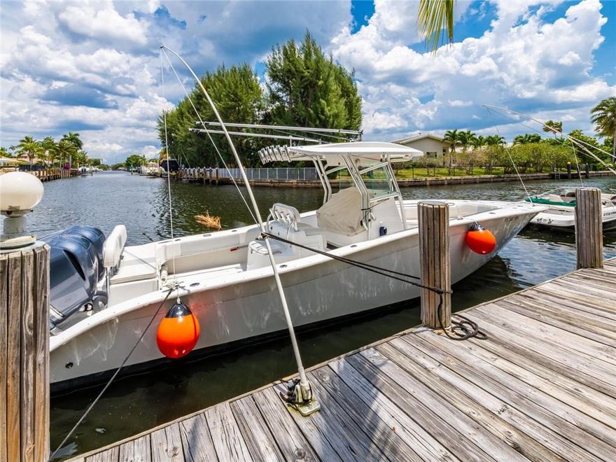 This perfectly situated home in an intimate boat friendly boutique condo community sits on a navigable canal with boat dock east of Federal and is nestled among high end single family homes.  This exceptional home is nicely updated with an open kitchen featuring S/S appliances, Thomasville wood cabinetry and granite counters w/breakfast bar.  Other home features include impact windows; updated A/C and hot water systems; walk-in master closet; smooth ceilings with flush lighting; private split bedroom floor plan; storage galore; crown moldings, tandem 2 car parking; ceramic tile floors throughout; all tastefully decorated with professional paint making this exceptional home bright and fresh, and a delight to come home to.Come see how good life can be at Landings Harborage....
