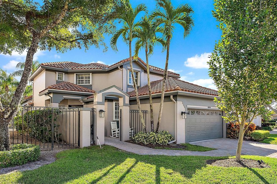 With long, sweeping views of the 2nd hole of the Nicklaus-designed Heritage Course, this upgraded and beautifully maintained Mahogany model in Osprey Creek offers exceptional value, modern luxury, and one of the most versatile floor plans in Ibis. Ideally located within walking distance to the Club and its world-class amenities, this residence blends timeless architecture with more than two decades of thoughtful, high-quality improvements. Inside, the home has been transformed with a series of top-tier renovations, culminating in a professional-grade chef's kitchen that rivals those found in luxury custom estates. The kitchen features a Thermador six-burner gas range with grill and double ovens, a Thermador microwave, warming drawer, and electric oven combo, a Sub-Zero refrigerator/