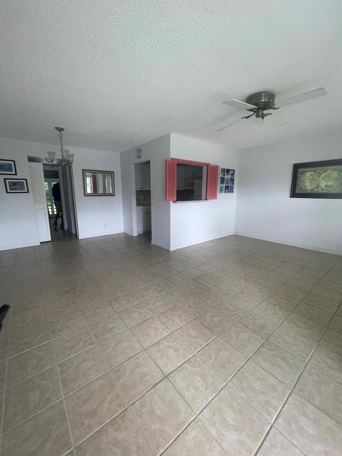 WATER VIEW, 1 bedroom,1 .5 baths condo located on the second floor in a quiet location. Tile floor throughout the entire condo. Updated kitchen with granite counter . Enjoy your morning coffee with a beautiful water view from the patio . Water are cable are included in the rent. The community has a clubhouse, gym, pools, theater, tennis, different classes, and free transportation inside and out. Close to the beach, restaurants, shopping, and more. This is a 55+ community