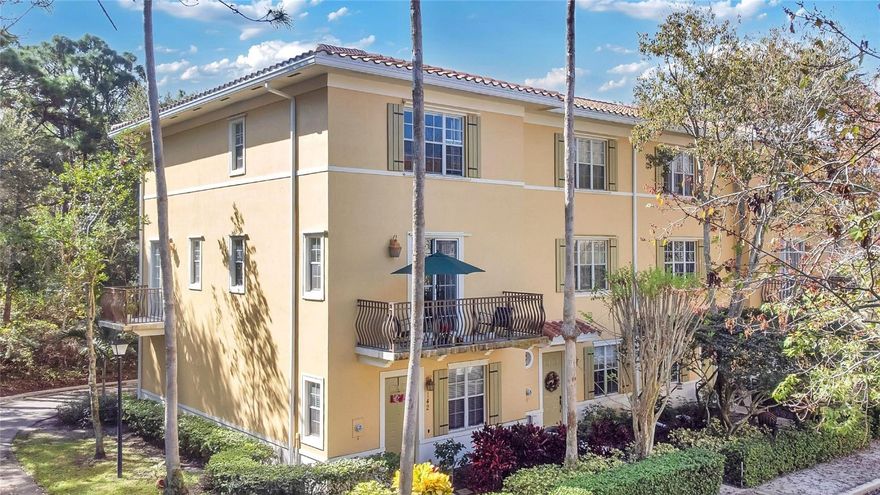 Experience refined Jupiter living in this partially furnished, beautifully renovated three-story townhouse overlooking a serene natural preserve in Osceola Woods. Thoughtful upgrades shine throughout, including a modernized kitchen with quartz countertops and backsplash, refreshed bathrooms, and stylish finishes that elevate every level. The flexible floor plan offers ideal space for a home office or private guest suite, while the peaceful balcony captures protected preserve views. The finished two-car garage includes an EV charger, adding everyday convenience. Enjoy scenic walking and biking paths, a clubhouse, and a heated pool—move-in ready living in one of Abacoa’s most desirable communities. Partially furnished details: Living room  (entertainment center, matching end tables, coffee table), master bedroom (end tables, dresser, king-size bed frame; all solid wood)Appliances: refrigerator, washer, dryer, light fixtures, and plantation shutters in the master bedroom.