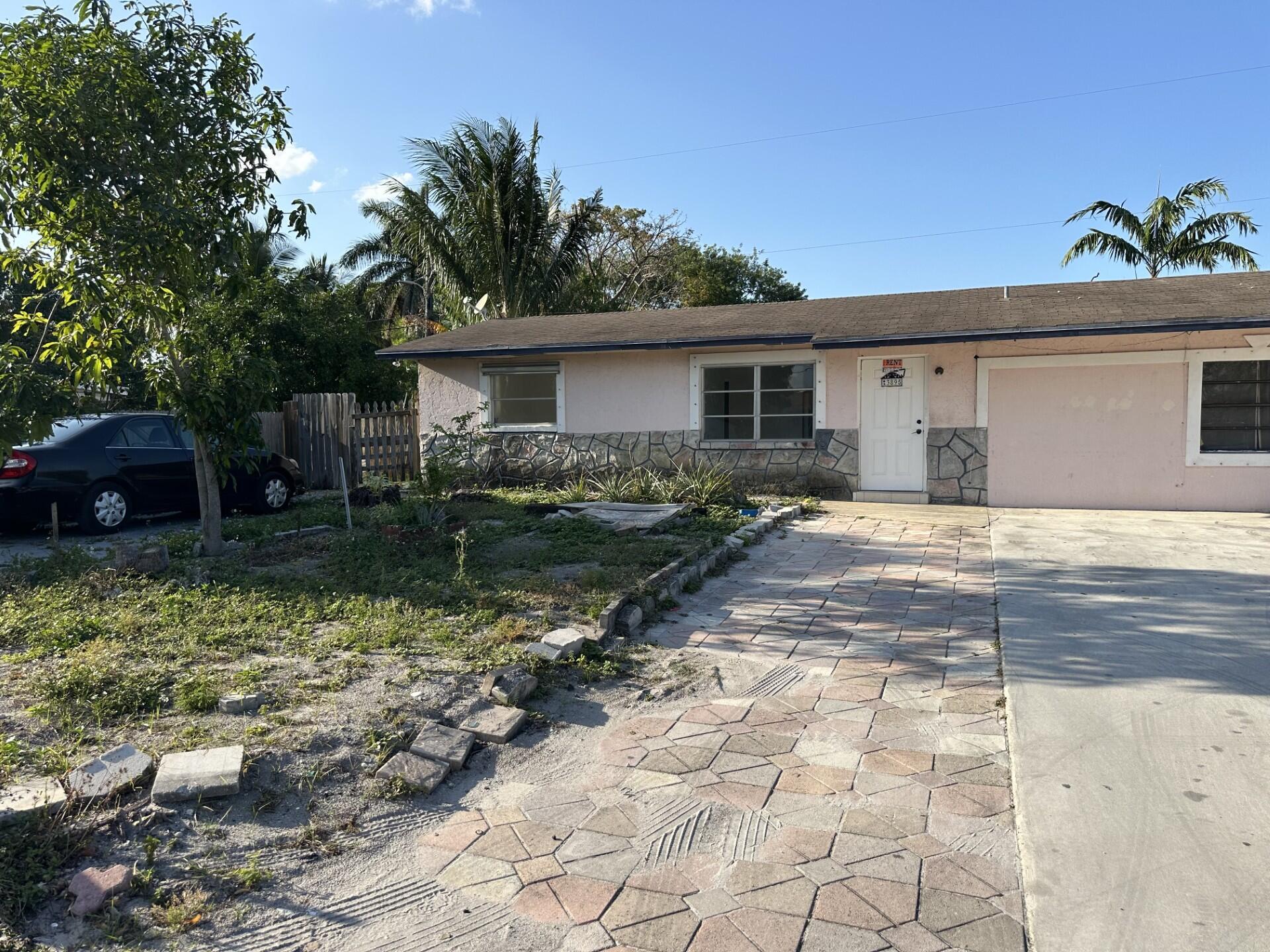 Great location. 2 Bedroom One Bathroom duplex with 4 parking spaces.