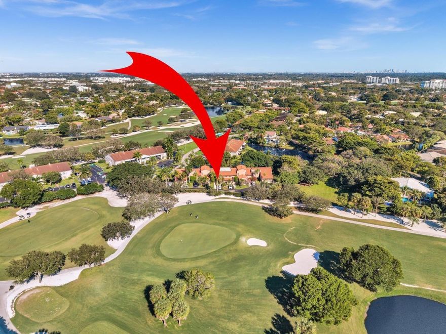 Rare Find* Welcome to your lovely home located in a prime location*Golfer's Dream* This centrally located home is located in a beautiful golf course community in the heart of Plantation* Stunning views of the east 9th hole & lake views in back. 2-Bedroom, 2.5 Bath home with a large downstairs den/family room or 3rd bedroom, as well as a formal dining room. Spacious townhouse 1,891 sq ft. Oversized bedrooms & an extra-large living room!Lots of closets. A remodeled kit. with white wood cabinets, an island & a granite countertop. Updated bathrooms!New AC. Gorgeous, walking distance to the Country Club, driving range & putting green. Enjoy your two large private open patios in the front & back! HOA fee includes: insurance, trash & water—steps from the community pool & barbecue grill. Must see!