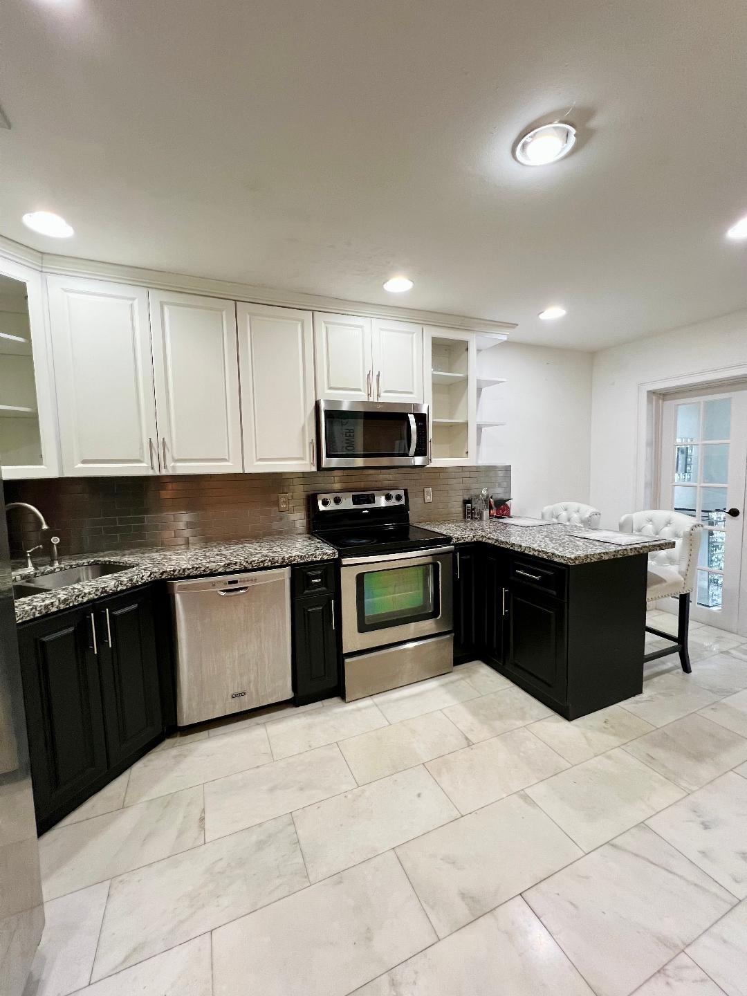 WOW- Large 3 bedroom in a great area- FAST APPROVALS- Enclosed patio and large screened patio too- Bar B Q included Community pool, tennis ct and clubhouse - garage is not included Updated granite kitchen and marble baths- large closets- full size washer/dryer-internet/cable included NEW AC and NEW impact windows Welcome home