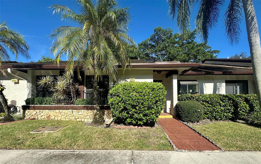 2BD/2BA + DEN in The Township, beautifully updated and move-in ready. Seller is very motivated and will consider up to 1 year of HOA paid and up to 3% toward buyer closing costs with an acceptable offer—a powerful savings opportunity. ROOF replaced ~2 months ago by the association. Insurance may be more favorable as the HOA provides exterior building insurance (buyer to verify coverages/premiums). Enjoy vaulted ceilings, tile in main areas, luxury vinyl in bedrooms, and a fully remodeled kitchen with custom cabinets, upgraded lighting, and stainless-steel appliances. Den = perfect flex space (office/guest/hobby). Family room overlooks peaceful lake views. Spacious primary suite with renovated bath and generous closets. Township amenities: pools, tennis, fitness center, clubhouse.