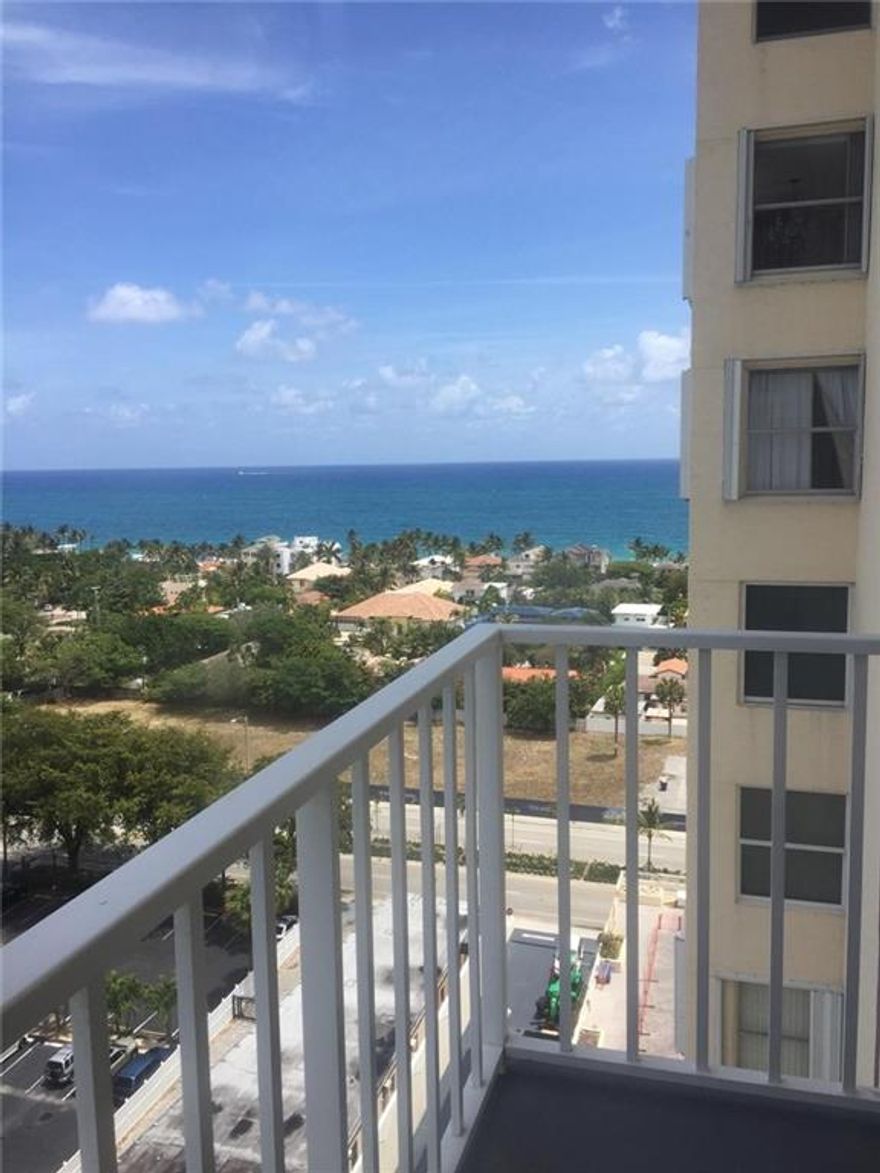 Yes Ocean Front come and enjoy the breeze of the ocean, Clean unit and secured building. Can be rented for a minimum of yearly only. Furniture included just move in.Vacant. Negotiable.