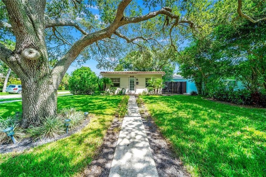 Welcome to 945 SW 19th Street in Ft. Lauderdale, a beautifully updated 3-bedroom, 2-bathroom home on a spacious corner lot. This property features a luxurious master bathroom with marble floors and a rain shower, an upgraded kitchen with marble countertops and new appliances, and a screened-in back pergola. Enjoy privacy with a fenced backyard and impact-resistant windows and doors. The home also includes new LVP flooring, a built-in ADT security system with Ring cameras, a 2013 tile roof, a sprinkler system, and a tankless water heater. Located close to the airport and the new Snyder Park pickleball stadium, this home offers both convenience and modern living. With custom built-in cabinets and the option to purchase furniture, it's truly move-in ready.