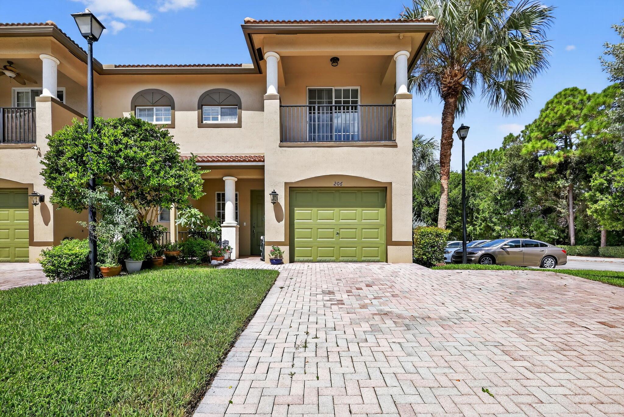 Spacious and bright 3 bedroom, 2.5 bath corner-unit townhouse offering comfort, style, and convenience. This well-maintained home features a modern kitchen with wood cabinetry, granite countertops, and newer stainless steel appliances. Enjoy peace of mind with a 2022 A/C system and complete impact windows. Additional highlights include a washer and dryer, a private one-car garage, and a driveway with room for guests.Located just steps from the clubhouse, community pool, and playground, this home combines privacy with easy access to amenities. The condo association takes care of landscaping, exterior painting, and roof maintenance, giving you more time to enjoy the lifestyle you deserve. Conveniently close to major roadways, shopping, dining, and entertainment.