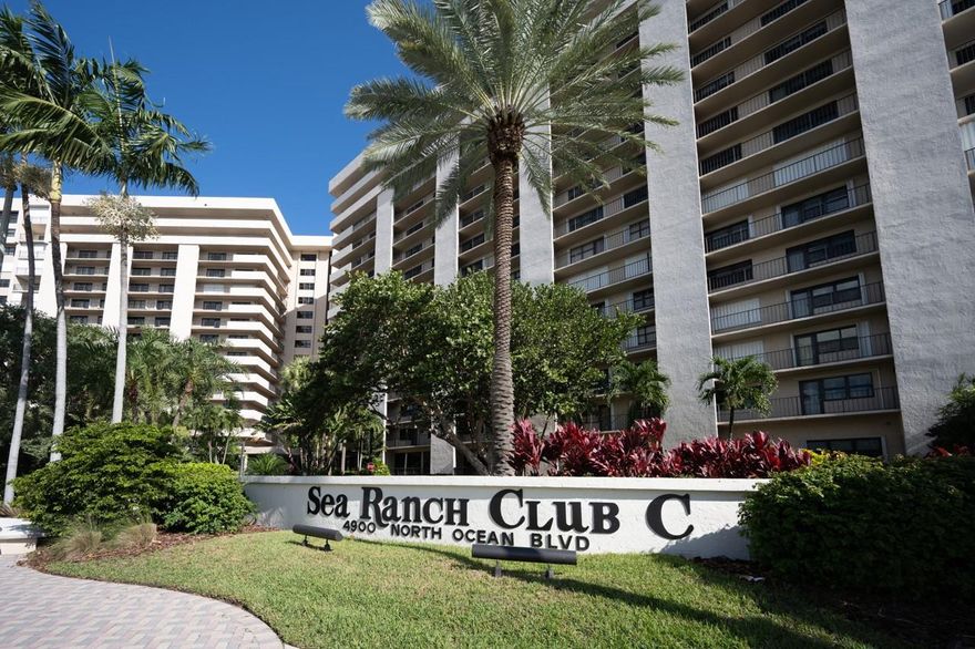 Sold AS-IS, ready to be renovated/bring your vision and customize your dream home! A spacious 2-bedroom, 2-bath, garden condo in sought-after Sea Ranch Club C offers 1,400 square feet of comfortable living with walk-out pool/beach access. The most desirable building is Lauderdale By The Sea! This rarely on market unit provides a generous layout with great potential. Enjoy access to a wide range of amenities, including a heated pool, tennis courts, library, billiard room, BBQ area, and more. The community features 24-hour security, covered parking, recreation facilities. Convenient extras like a vehicle wash area, trash chute, and kitchen facilities. Cable TV included. Ideally located near shopping and dining. A rare opportunity to enjoy beachside living in a well-maintained community.