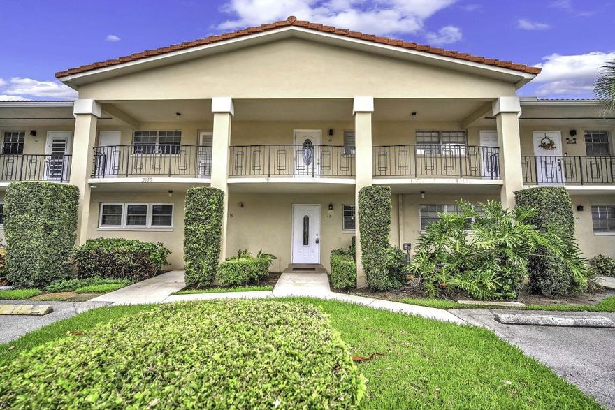 Lovely ground-floor 1-bedroom, 1.5-bath condo in the heart of Lighthouse Point! This unit features updated flooring and a newly installed hurricane impact sliding door leading to a private screened-in patio—ideal for relaxing outdoors. Enjoy the convenience of assigned parking just steps from your front door. The community offers a beautifully maintained pool and on-site laundry facilities. Prime location within walking distance to shopping, parks, and the library, and just minutes to the beach. A perfect full-time residence or seasonal getaway in a sought-after neighborhood.