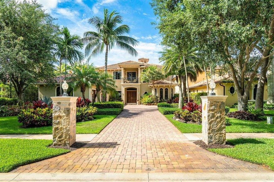 Treat yourself to luxury with this exquisite home. Amazing backyard oasis, southern exposure with tremendous space. Lounge by the pool with spa or sit on the dock in the tranquil natural setting. The exterior opens into a grand entrance making a statement for the entire home. The impeccable interior has a plethora of great space. Ideal for entertaining and privacy. The first floor has an amazing ground level master-suite overlooking the rear yard oasis, a private office in the same quarters, beverage area, 2 large walk-in closets, and a  master bath that suits all needs. Also, on the first floor you will find a media room, 2 living areas, fireplace, bar, dining area, elaborate kitchen with natural gas stove and more. The 2nd floor has the remaining 3 bedrooms all with private bathrooms.