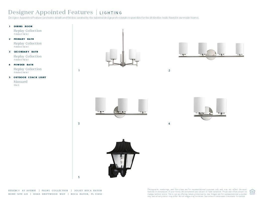 AVENIR SITE PLAN 2 POD 5 LT 221 - Residential