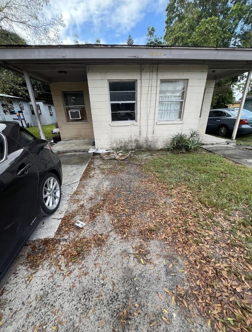 Investor Special! This duplex at 1503 Edgewood Terrace, Fort Pierce, is a prime value-add opportunity. Currently rented month-to-month at $1,100/month, this property needs a full rehab. Renovated comparables are selling in the mid-$300K range, with potential rental income of $3,500-$4,000/month. Priced to reflect repairs, this duplex is being sold AS-IS. Don't miss this chance to maximize returns in a growing market!