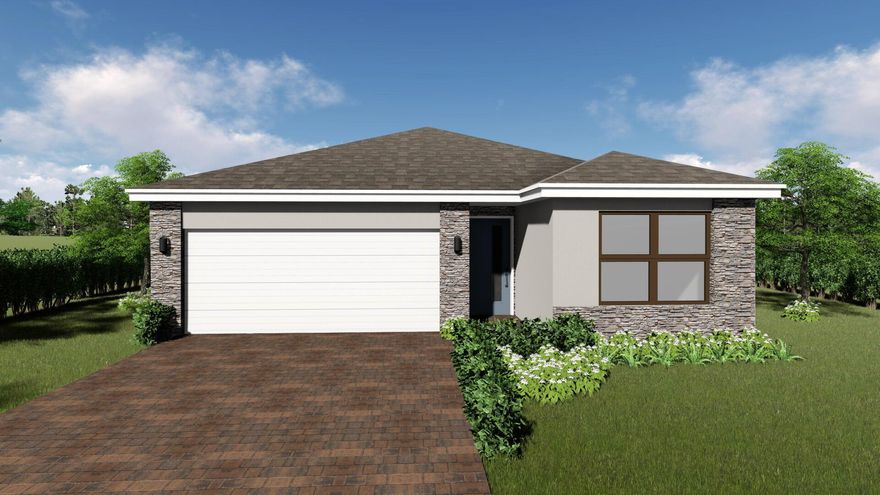 Brand new single-family home in Pompano Beach! Only 59 total homes in community. Open concept floorplan with 4 bedrooms, 2.5 bathrooms, and a 2-car garage. Open kitchen area with quartz countertops, 36'' cabinets, and a kitchen island that connects to the dining and living room. 24'' by 24'' tile throughout the first floor. Home includes a covered lanai in the backyard. With convenient access to I-95, the Florida Turnpike, shopping, dining, beautiful parks, and the beach, this location allows you to enjoy a vibrant and active lifestyle within Broward County.