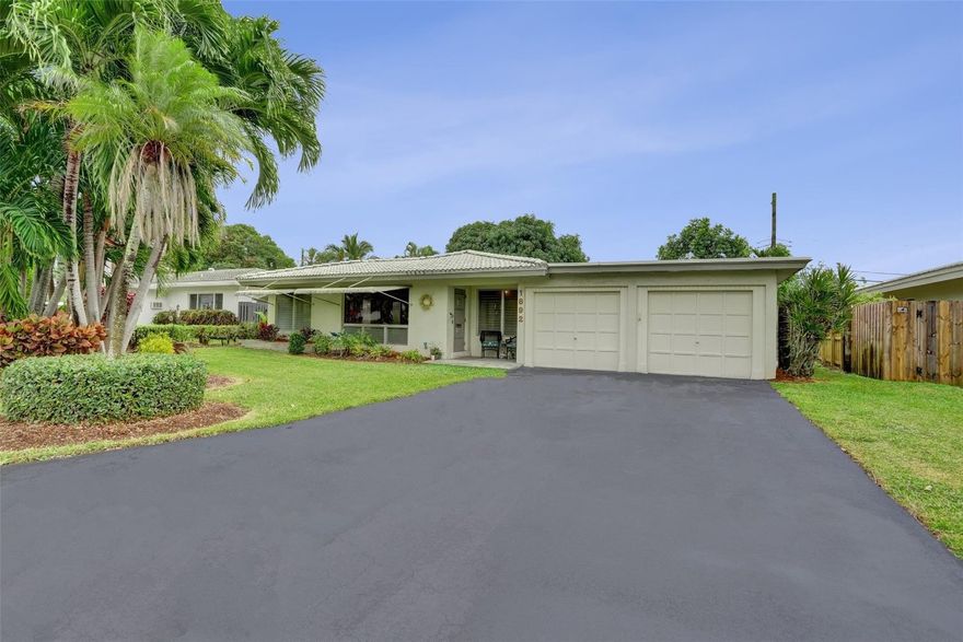 Take a step back in time to discover this charming mid-century home in the heart of Oakland Park. This home has terrazzo floors and the rare find is the attached 2 car garage and plenty of room for a pool. This home needs to be updated throughout. Take a step back in time to discover this charming mid-century home in the heart of Oakland Park. This home has terrazzo floors and the rare find is the attached 2 car garage and plenty of room for a pool. This home needs to be updated throughout.