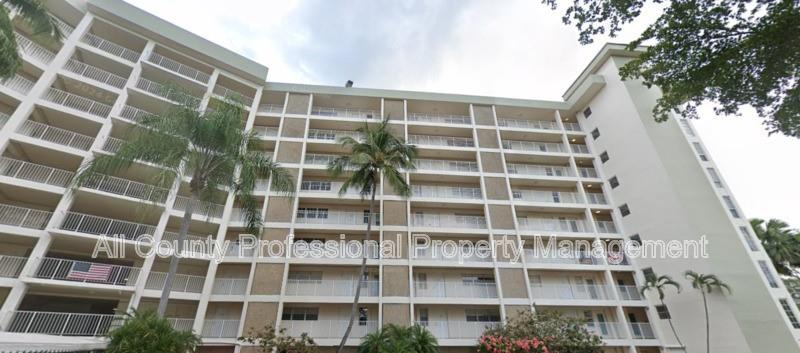 Renovated, 3/2 9th fl penthouse corner unit with expansive views of the Palm Aire Community. New hardwood floors throughout. All bedrooms offer ample closet space with embedded California closets, including 2 closets (one walk-in closet) for the master bedroom. The new open-concept kitchen is bright and spacious and features plenty of cabinet space and granite countertops, including 4 new stainless-steel appliances. Spacious, and gorgeous bathrooms. New high-impact windows, zebra blinds and floor-to-ceiling patio doors. Internet and cable included in the rent. Amenities include pools, basketball, golf, etc. Close to shopping, turnpike and beach. Can be rented fully, partially or unfurnished.
650 minimum credit score. No Pets! Renters insurance required. HOA approval required.