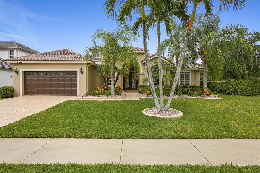 Bright,immaculate home on oversized, privacy-hedged, corner lot. Enter the leaded glass double doors into the open & spacious living & dining room with volume ceilings. Continue into the eat-in kitchen w/white raised panel cabinets & new (May 2017) stainless steel appliances. New laminate floors in 2 bedrooms. New AC 2014. New water heater 2010. Exterior just painted May 2017. Interior recently painted. Master Suite with sitting area has tray ceiling, large walk-in closet, luxurious bathroom with double vanity, soaking tub, separate shower & a linen closet. Adjacent to the Master Suite is the 4th bedroom w/closet (currently used as office) plus the 3rd bathroom/cabana bath. Oversized patio & covered porch are ideal for entertaining ''A'' rated schools. Cable, security, pool,tennis & fitnes Welcome to this beautifully maintained and well priced home in desirable Boca Falls with 24 hour manned security, Clubhouse/Community Room, resort-style pool, lighted tennis courts with League Play, playground & modern fitness center. Reasonable HOA fees include security, recreational facilities & cable TV. 

"A" rated schools:  Waters Edge Elementary, Loggers Run Middle and W. Boca High all within the immediate community area.  Shopping, parks and restaurants too!

Popular Galveston model (see attached Floor Plan) with 2/2 split bedroom plan offers space and privacy for everyone.  Lots of light enters through many windows.  Stone look tile floors in all living areas. Newer carpet in two bedrooms. New laminate floors in two bedrooms.  Brand new stainless steel appliances, including French Door refrigerator, installed May 2017.  

Move-in ready home awaits a new owner in time for the new school year!