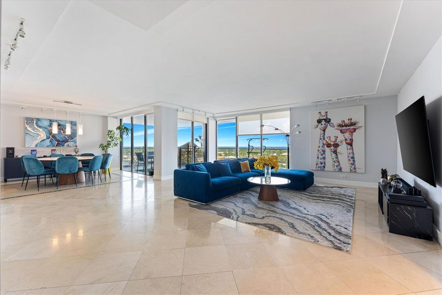 Wake up to breathtaking, unobstructed views of the ocean, Intracoastal, and glittering city skyline from one of Aventura’s most sought-after corner residences in Turnberry North Tower. With oversized bedrooms, expansive living areas, generous bathrooms, incredible walk in closets, including a powder room, this rare gem offers the space and elegance so often desired yet hard to find at this price and location. Three spacious terraces invite seamless indoor-outdoor living. Amenities include heated pool w/pool service, jacuzzi, sauna, restaurant, theater room, gym & exercise room, card and party rooms, children's playroom, free yoga, zumba, and water aerobic classes, bicycle room and extra storage. Great 3 mile walking/jogging path around Turnberry Golf Course, 24 Hr. Valet and Security.